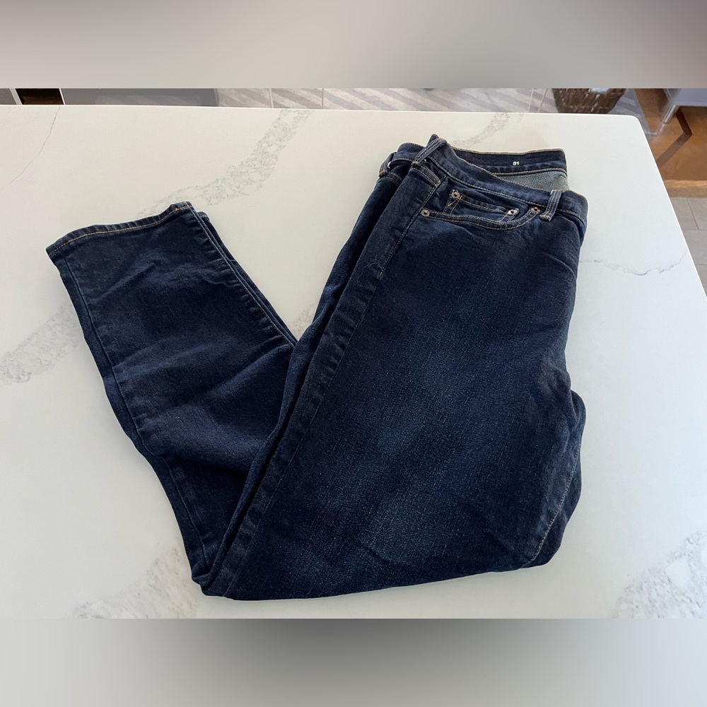Women’s Gap 1969 jeans size 31. Hem rolled up is cute! Worn once, washed twice.